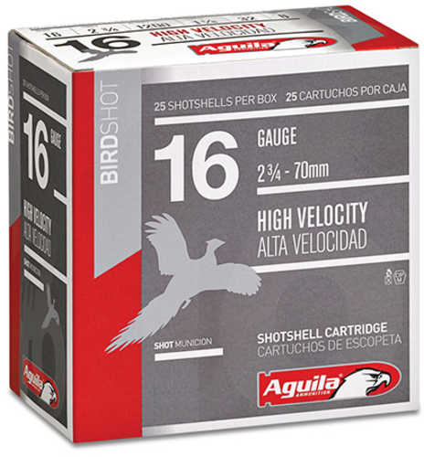 16 Gauge 2-3/4" Lead #7.5  1 oz 25 Rounds Aguila Shotgun Ammunition